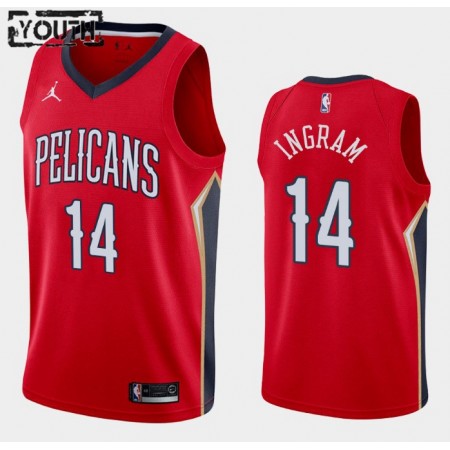Maillot Basket New Orleans Pelicans Brandon Ingram 14 2020-21 Jordan Brand Statement Edition Swingman - Enfant